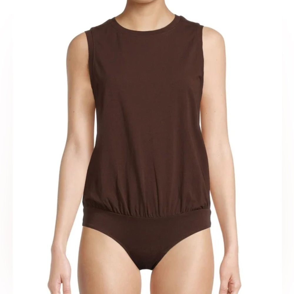 Time and Tru Women's Muscle Tank Bodysuit